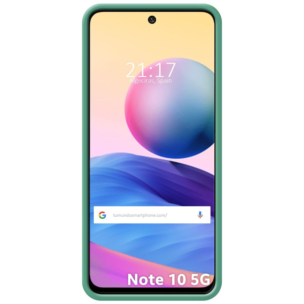 Funda Silicona Líquida Ultra Suave para Xiaomi Redmi Note 10 5G / POCO M3 PRO 5G color Verde
