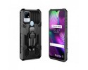 Funda Tough Armor Negra con Clip Magnético para Realme 7i / Narzo 30A