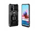Funda Tough Armor Negra con Clip Magnético para Xiaomi Redmi Note 10 / 10S