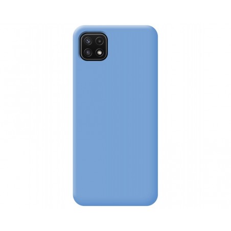 Funda Silicona Líquida Ultra Suave para Samsung Galaxy A22 5G color Azul