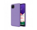Funda Silicona Líquida Ultra Suave para Samsung Galaxy A22 5G color Morada