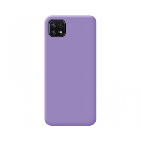 Funda Silicona Líquida Ultra Suave para Samsung Galaxy A22 5G color Morada