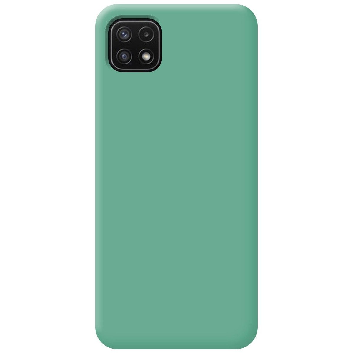 Funda Silicona Líquida Ultra Suave para Samsung Galaxy A22 5G color Verde