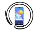 Funda Colgante Transparente para Vivo Y52 5G / Y72 5G con Cordon Negro