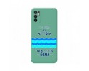 Funda Silicona Líquida Verde para Xiaomi Redmi Note 10 5G / POCO M3 Pro 5G diseño Agua Dibujos
