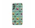 Funda Silicona Líquida Verde para Xiaomi Redmi Note 10 5G / POCO M3 Pro 5G diseño Catrina Dibujos