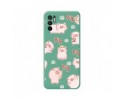 Funda Silicona Líquida Verde para Xiaomi Redmi Note 10 5G / POCO M3 Pro 5G diseño Cerdos Dibujos