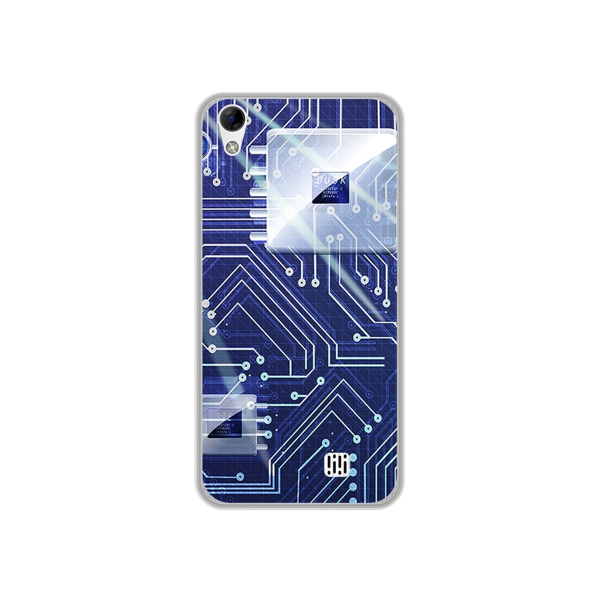 Funda Gel Tpu para Homtom HT16 / HT16 Pro Diseño Circuito Dibujos