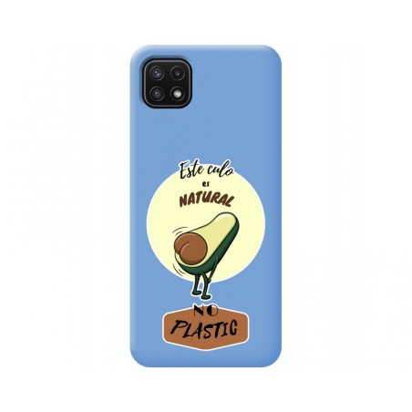 Funda Silicona Líquida Azul para Samsung Galaxy A22 5G diseño Culo Natural Dibujos