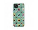 Funda Silicona Líquida Verde para Samsung Galaxy A22 5G diseño Catrina Dibujos