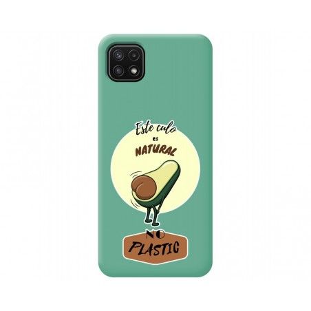 Funda Silicona Líquida Verde para Samsung Galaxy A22 5G diseño Culo Natural Dibujos
