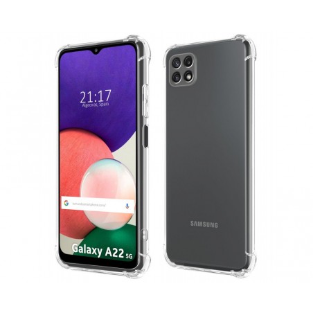 Funda Silicona Antigolpes Transparente para Samsung Galaxy A22 5G
