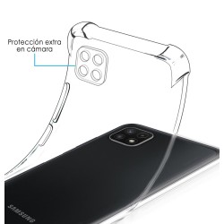 Funda Silicona Antigolpes Transparente para Samsung Galaxy A22 5G 2