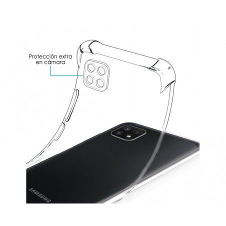 Funda Silicona Antigolpes Transparente para Samsung Galaxy A22 5G