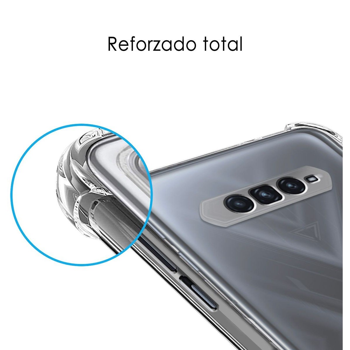 Funda Silicona Antigolpes Transparente para Xiaomi Black Shark 4 5G