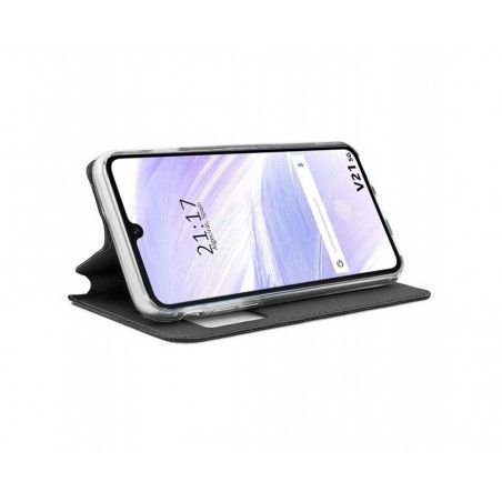 Funda Libro Soporte con Ventana para Vivo V21 5G Color Negra