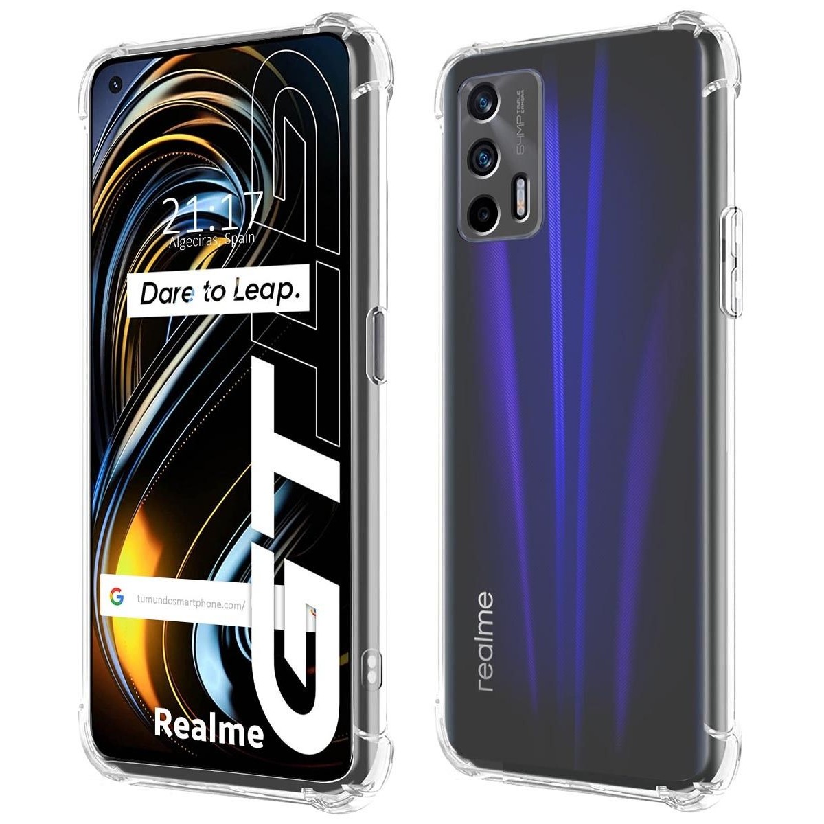 Funda Silicona Antigolpes Transparente para Realme GT 5G