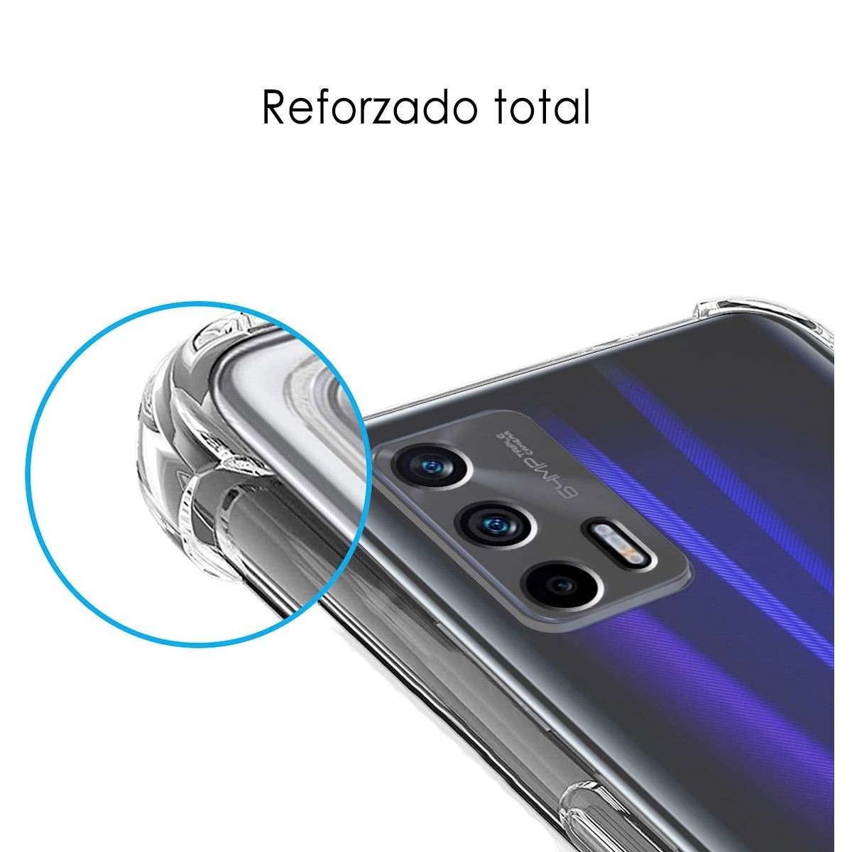 Funda Silicona Antigolpes Transparente para Realme GT 5G