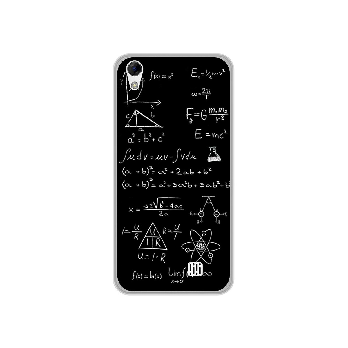 Funda Gel Tpu para Homtom HT16 / HT16 Pro Diseño Formulas Dibujos