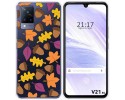 Funda Silicona Transparente para Vivo V21 5G diseño Otoño Dibujos