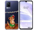 Funda Silicona Transparente para Vivo V21 5G diseño Suricata Dibujos