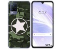 Funda Silicona para Vivo V21 5G diseño Camuflaje 01 Dibujos
