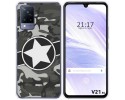 Funda Silicona para Vivo V21 5G diseño Camuflaje 02 Dibujos