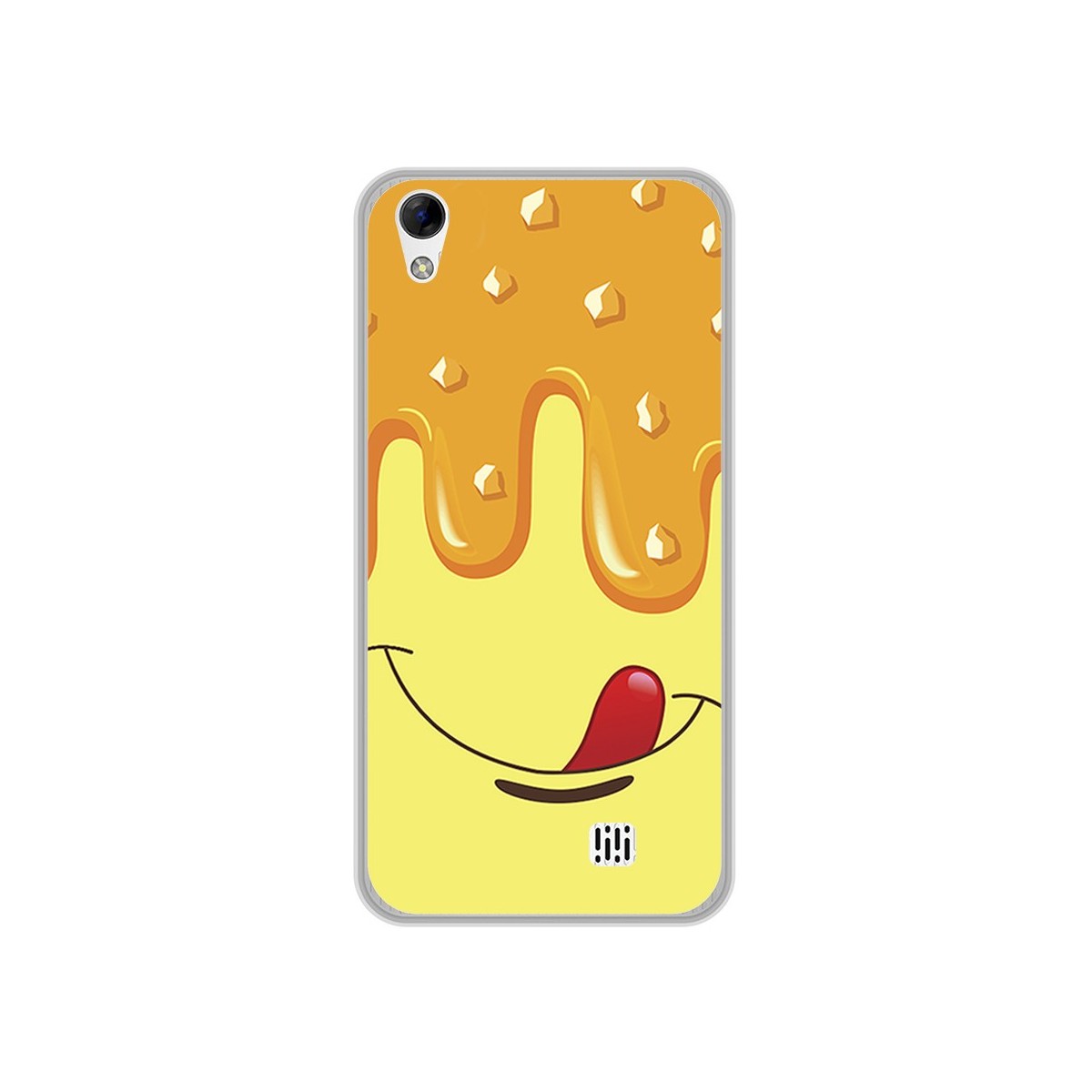 Funda Gel Tpu para Homtom HT16 / HT16 Pro Diseño Helado Vainilla Dibujos