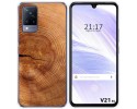 Funda Silicona para Vivo V21 5G diseño Madera 04 Dibujos