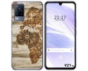 Funda Silicona para Vivo V21 5G diseño Madera 07 Dibujos