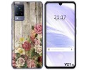 Funda Silicona para Vivo V21 5G diseño Madera 08 Dibujos