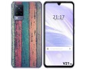Funda Silicona para Vivo V21 5G diseño Madera 10 Dibujos