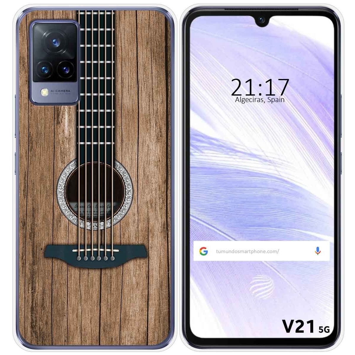 Funda Silicona para Vivo V21 5G diseño Madera 11 Dibujos