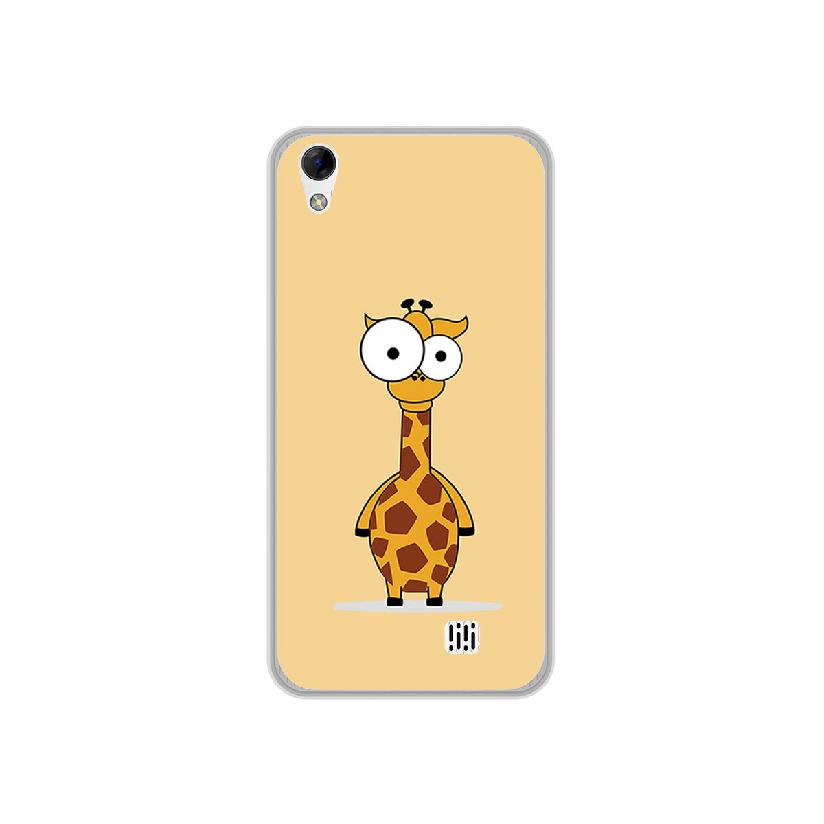 Funda Gel Tpu para Homtom HT16 / HT16 Pro Diseño Jirafa Dibujos