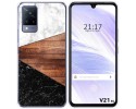 Funda Silicona para Vivo V21 5G diseño Mármol 11 Dibujos