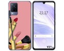 Funda Silicona para Vivo V21 5G diseño Brochas Dibujos