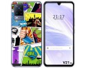 Funda Silicona para Vivo V21 5G diseño Comic Dibujos