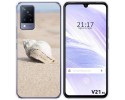 Funda Silicona para Vivo V21 5G diseño Concha Dibujos