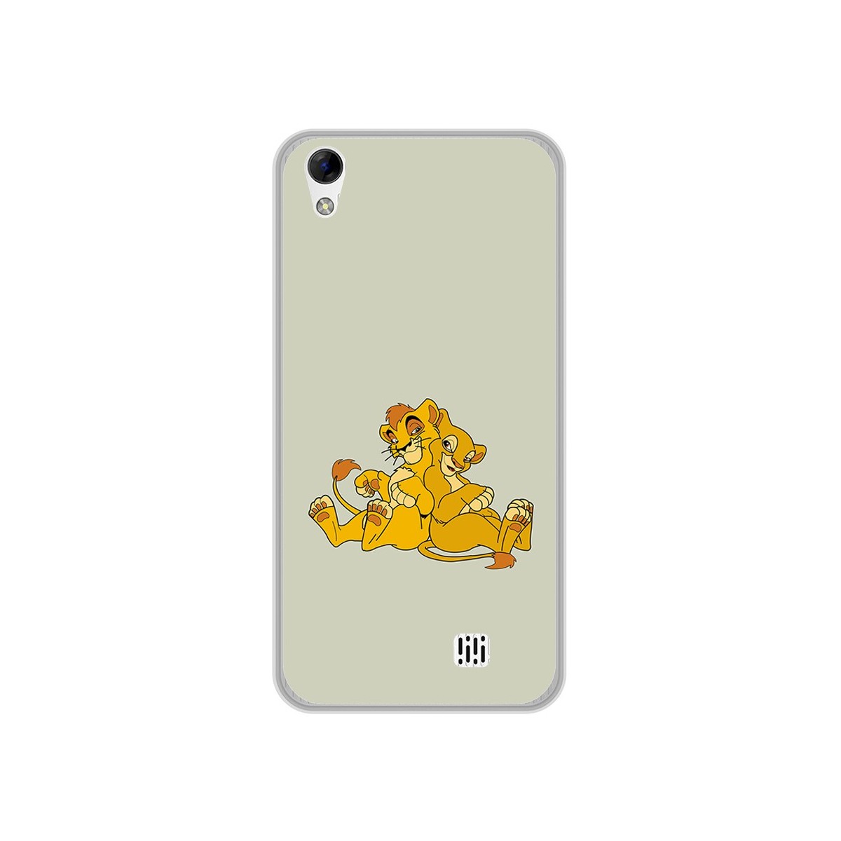 Funda Gel Tpu para Homtom HT16 / HT16 Pro Diseño Leones Dibujos