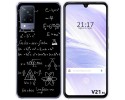 Funda Silicona para Vivo V21 5G diseño Formulas Dibujos