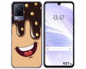 Funda Silicona para Vivo V21 5G diseño Helado Chocolate Dibujos