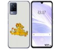 Funda Silicona para Vivo V21 5G diseño Leones Dibujos
