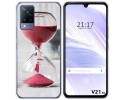 Funda Silicona para Vivo V21 5G diseño Reloj Dibujos