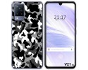 Funda Silicona para Vivo V21 5G diseño Snow Camuflaje Dibujos