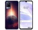 Funda Silicona para Vivo V21 5G diseño Tierra Dibujos