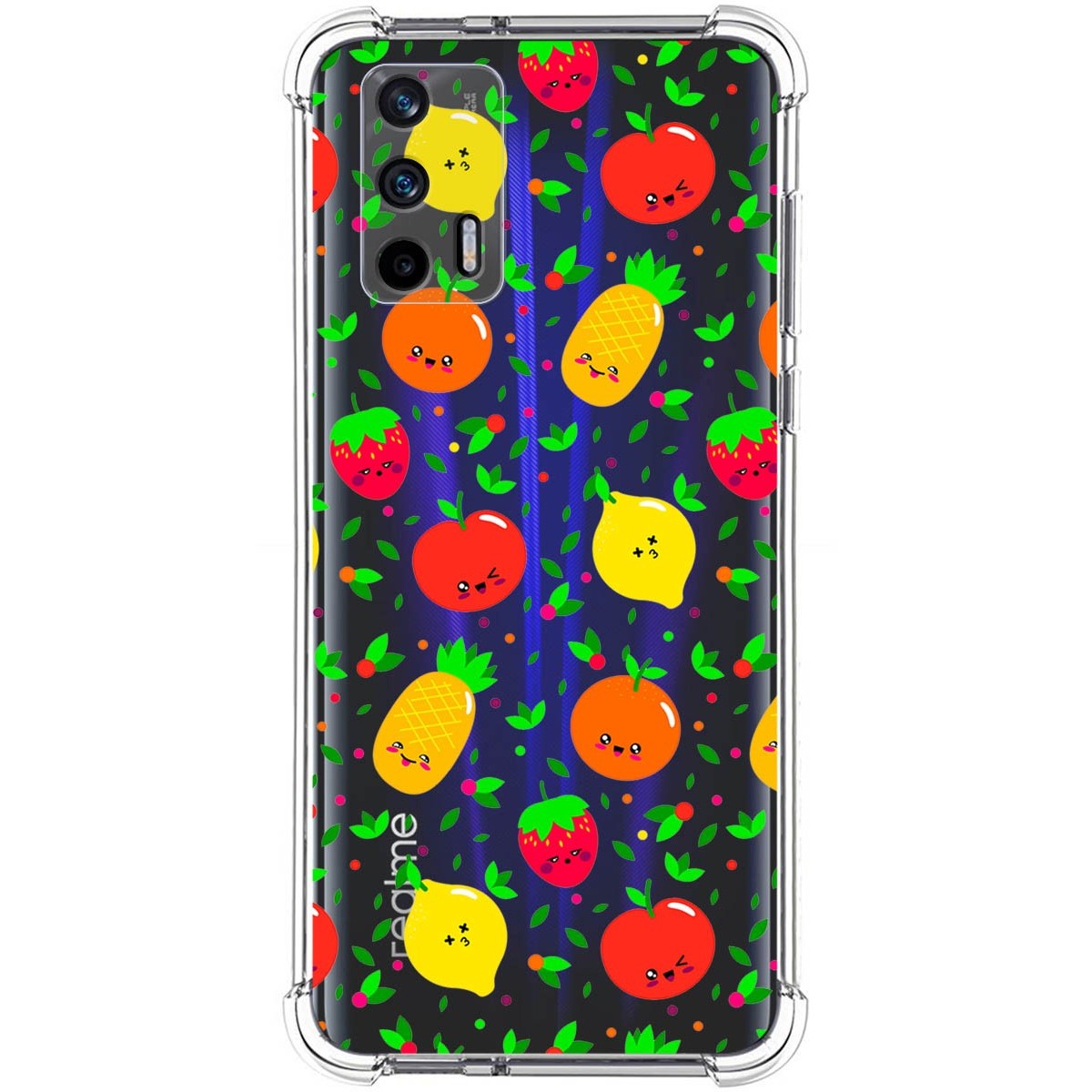 Funda Silicona Antigolpes para Realme GT 5G diseño Frutas 01 Dibujos