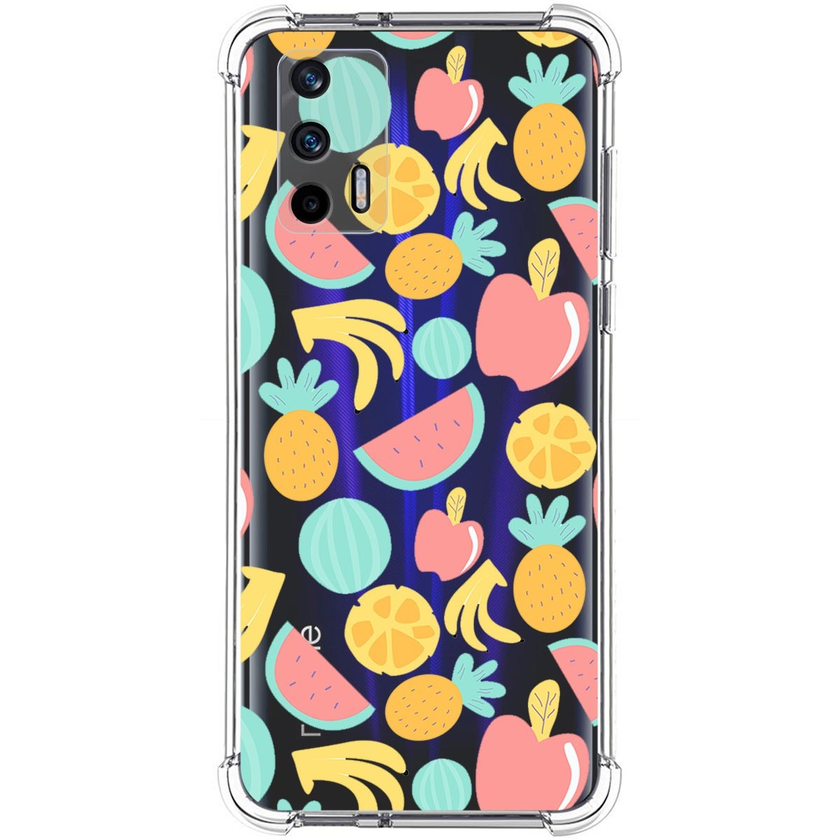 Funda Silicona Antigolpes para Realme GT 5G diseño Frutas 02 Dibujos