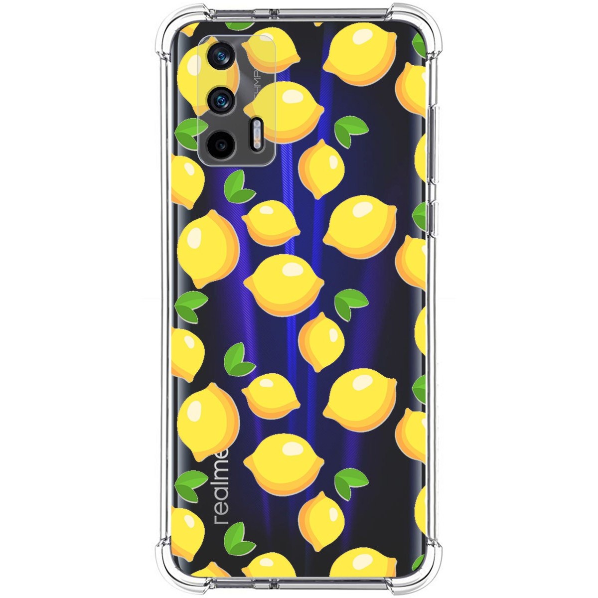 Funda Silicona Antigolpes para Realme GT 5G diseño Limones Dibujos