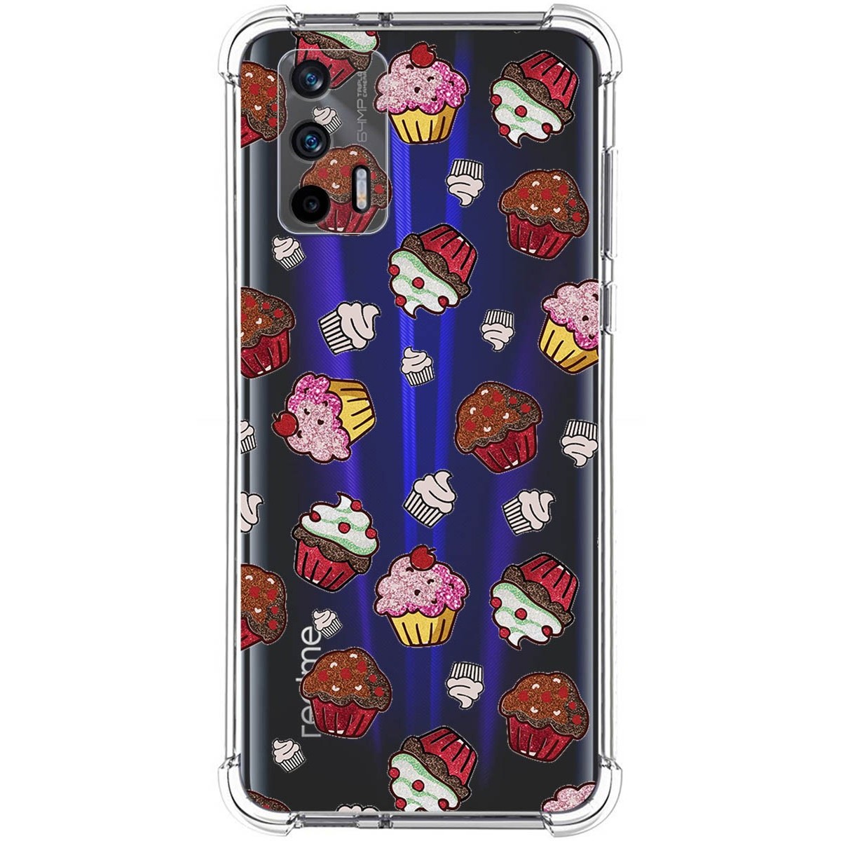 Funda Silicona Antigolpes para Realme GT 5G diseño Muffins Dibujos