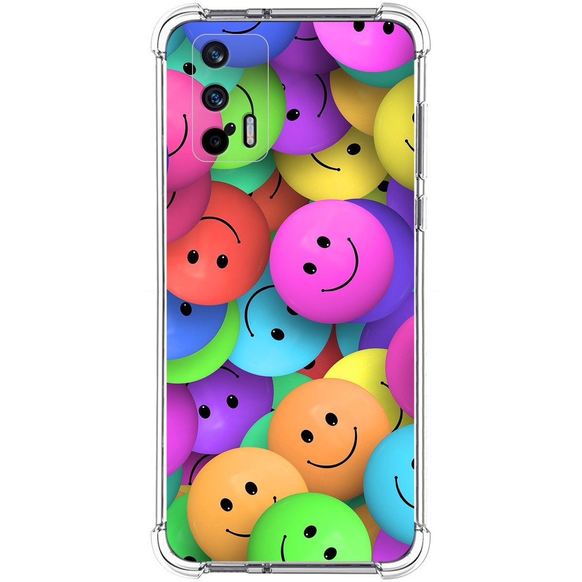 Funda Silicona Antigolpes para Realme GT 5G diseño Smile Dibujos